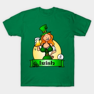 St. Patrick's Day Irish Maiden T-Shirt